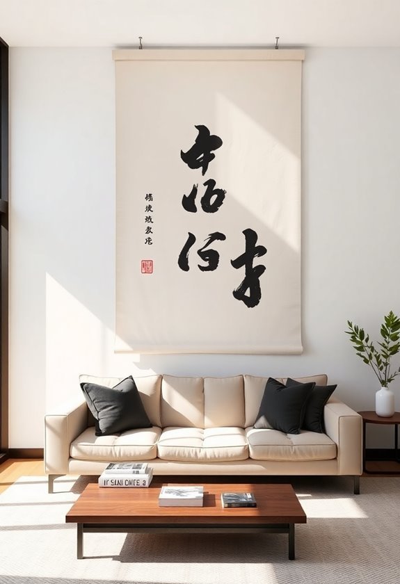 elegant chinese calligraphy art