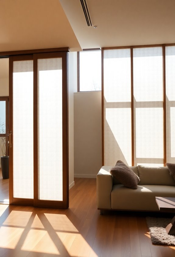 elegant japanese sliding doors