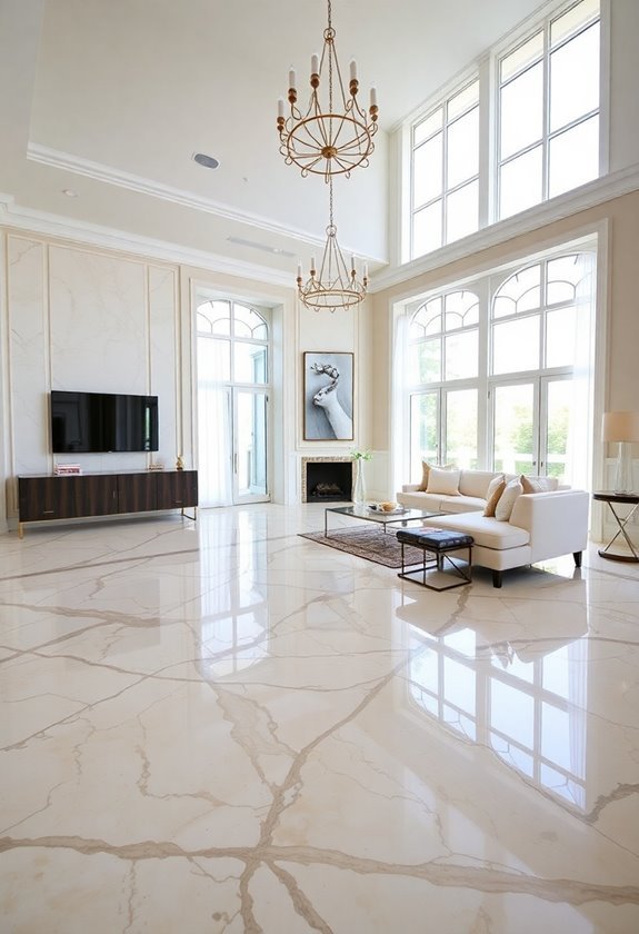 elegant marble flooring patterns