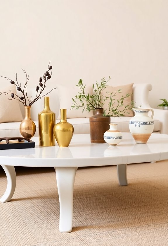 elegant marble table decor