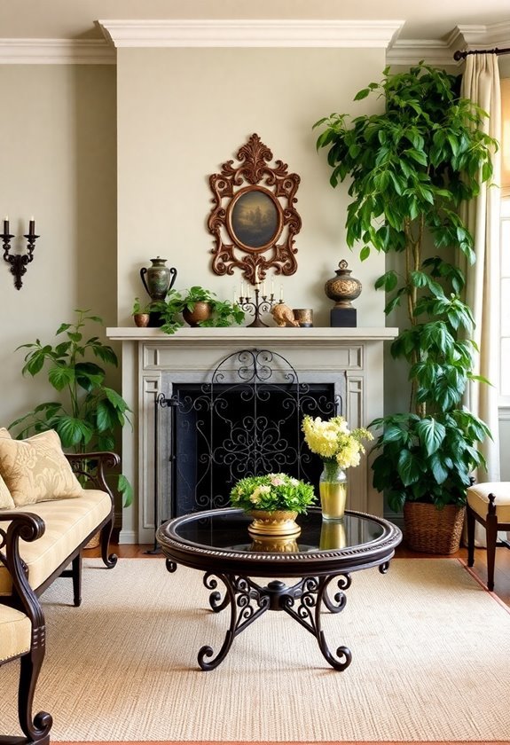 elegant metal design features