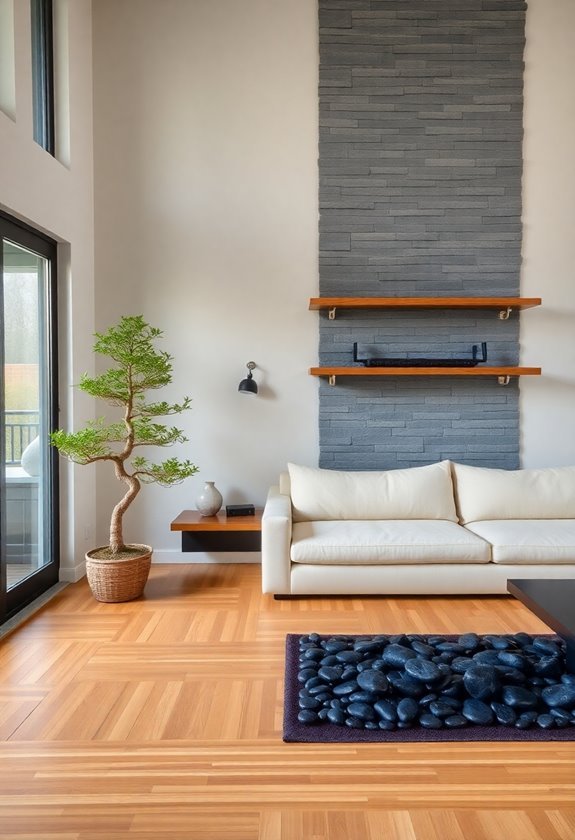 elegant natural stone accents
