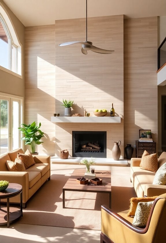 elegant natural stone walls