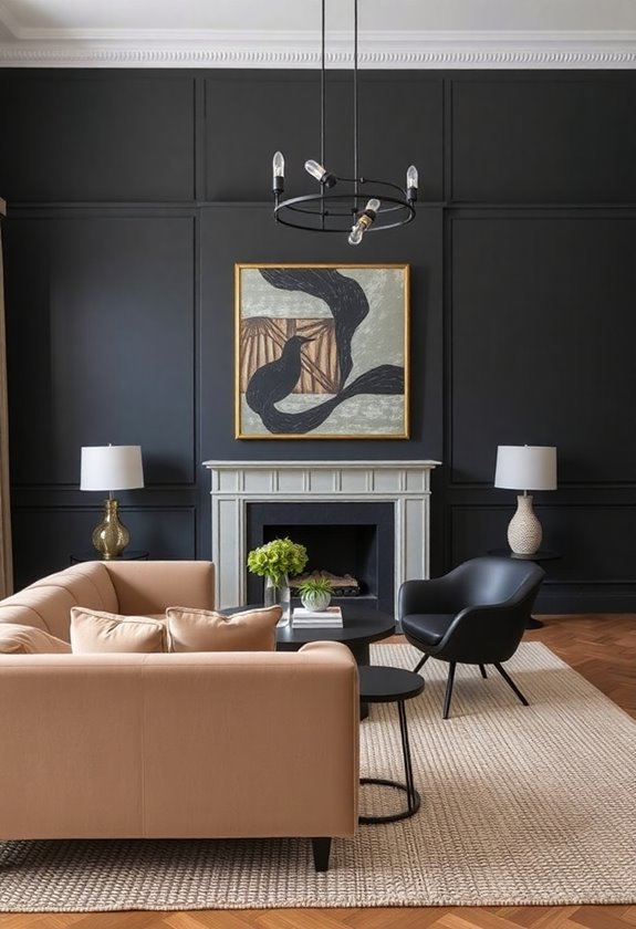 elegant subdued aesthetic balance