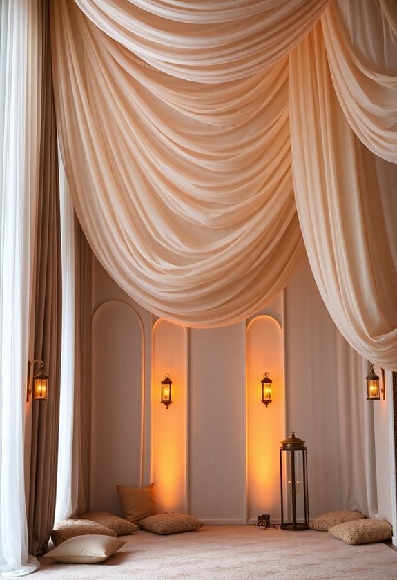elegant textured ceiling decor