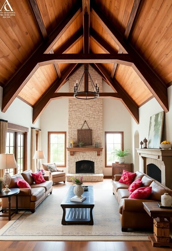 elegant vaulted ceiling design