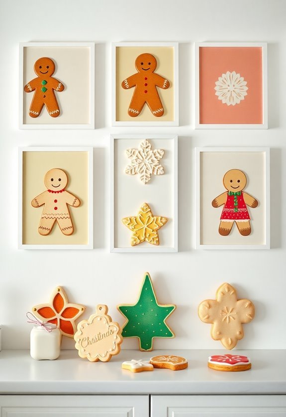 festive cookie artwork prints
