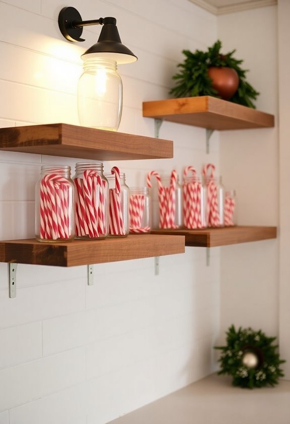 festive holiday decor showcases