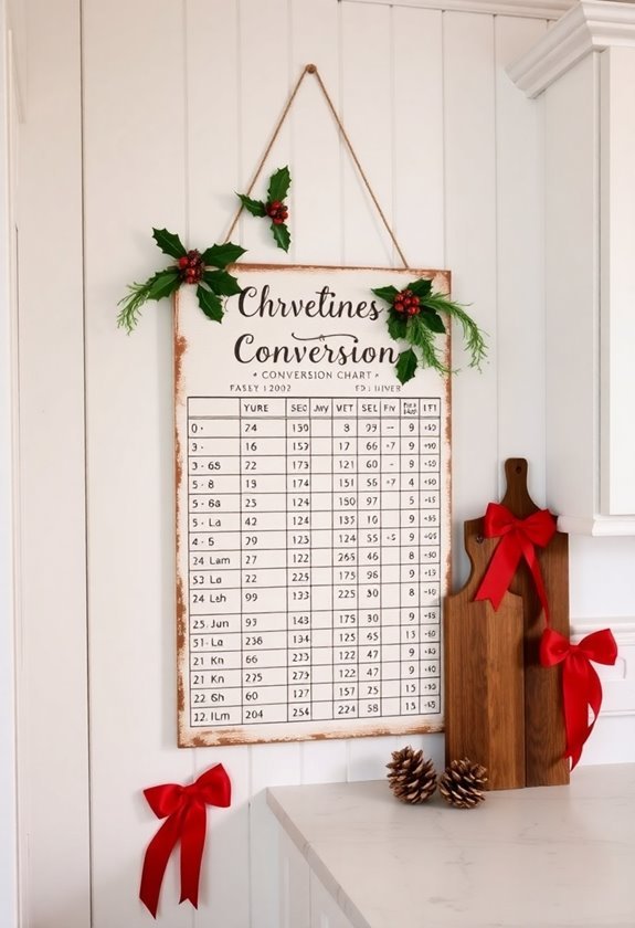 festive measurement conversion guide