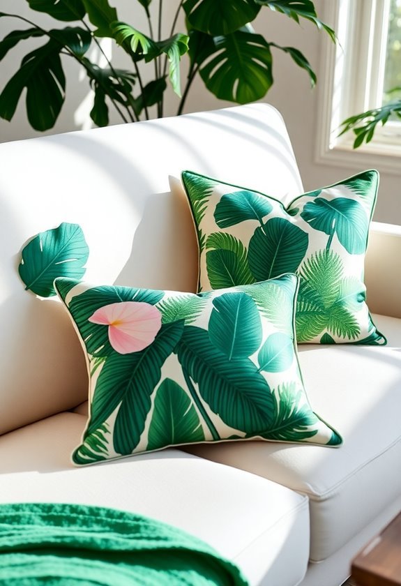 floral design decorative cushions