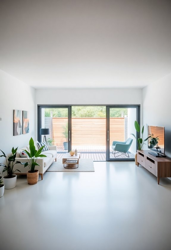 fluid indoor outdoor flow