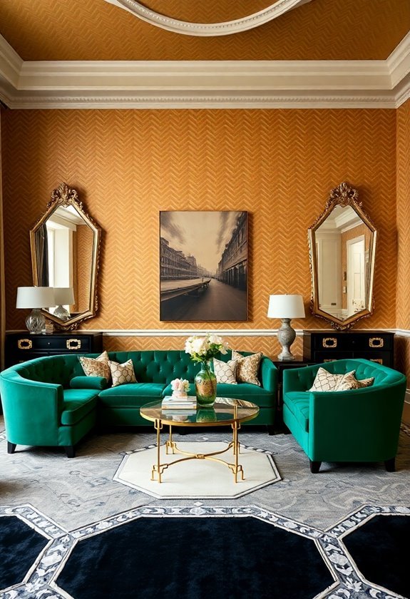 geometric art deco designs