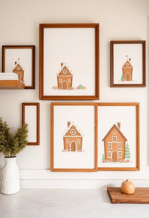 gingerbread themed wall decor