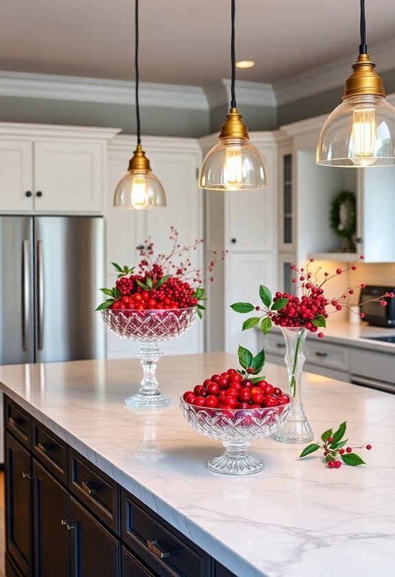 harvesting fresh seasonal berries
