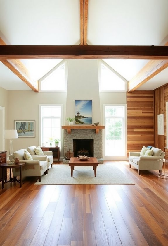 highlight natural timber elements