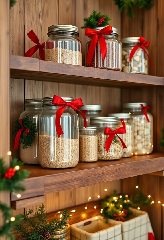 holiday food organization labels