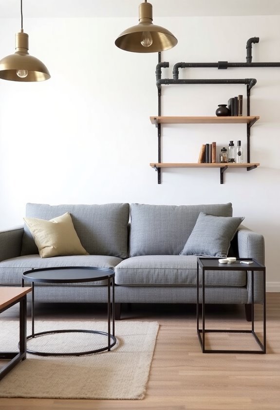incorporate industrial metal elements