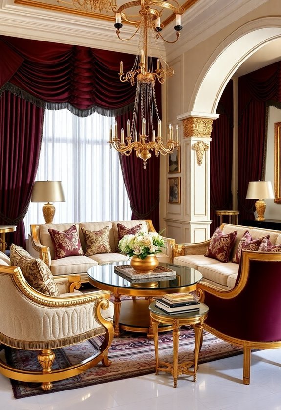 incorporating metallic touches stylishly