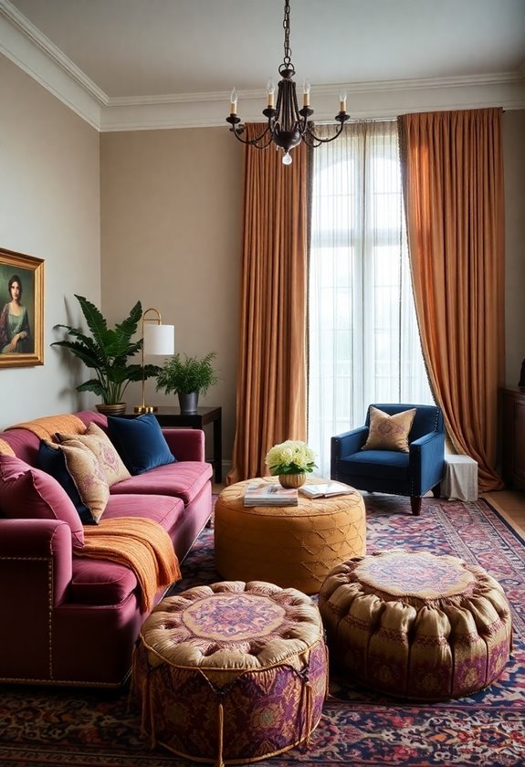 luxurious fabric blends