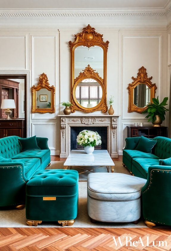 luxurious plush velvet seating