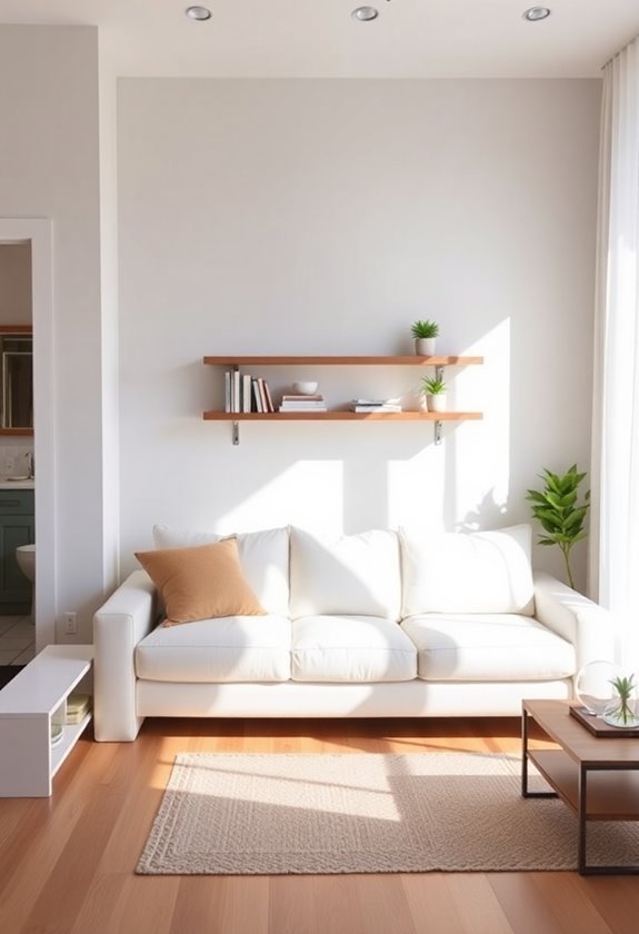 maximizing bright minimalist interiors