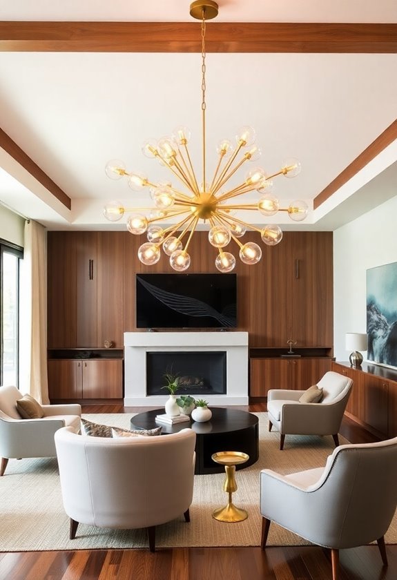 mid century modern lighting designs