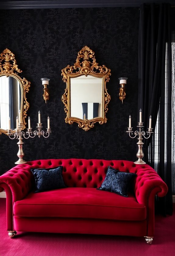 mysterious elegant gothic aesthetics