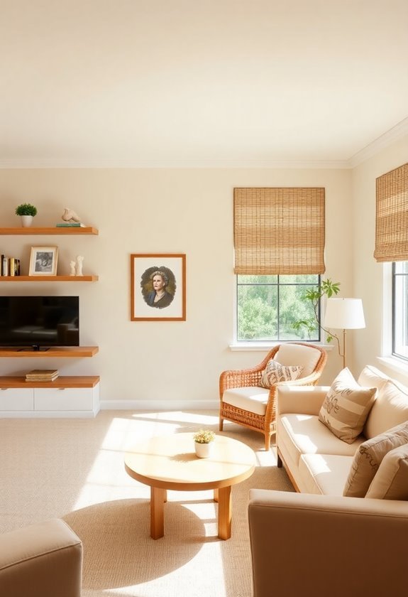 natural wooden features highlighted