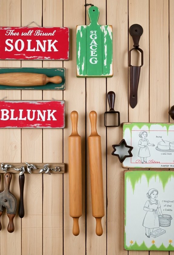 nostalgic seasonal cooking decor