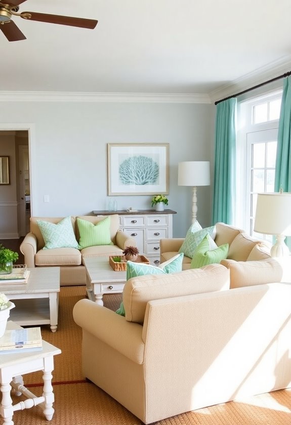 ocean inspired color selection