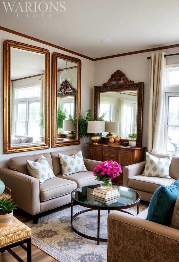reflective surfaces enhance perception