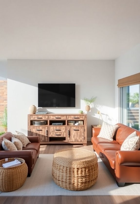 relaxed entertainment space design