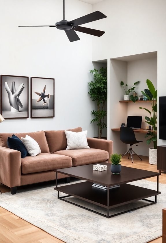 relaxed versatile living spaces