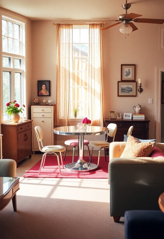 retro 1950s dining furniture