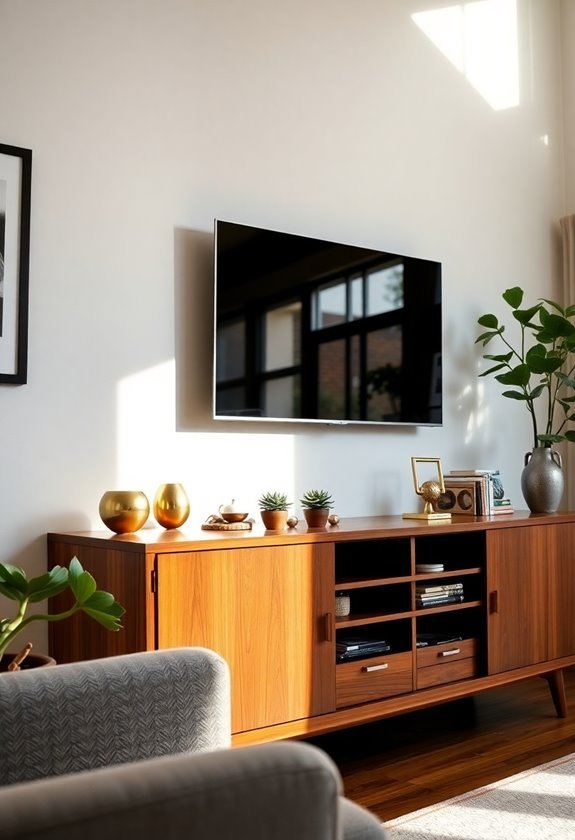 retro tv cabinet design