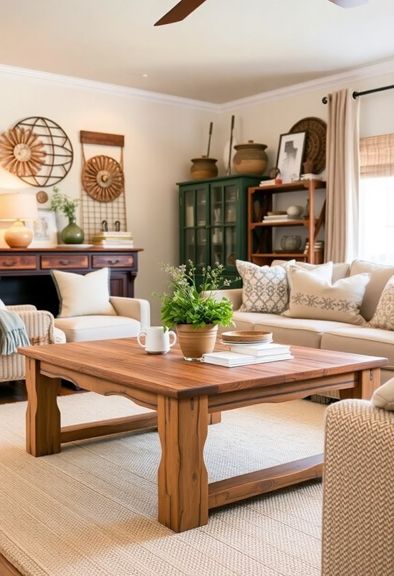 rustic farmhouse dining table
