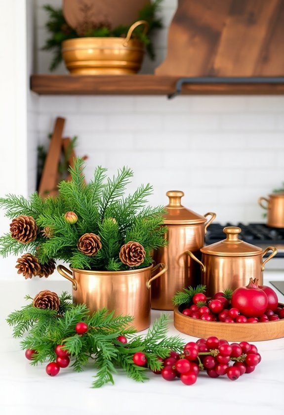 seasonal culinary art display