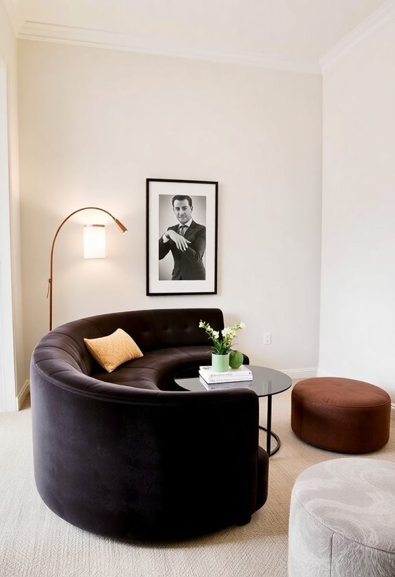 select curved furniture designs