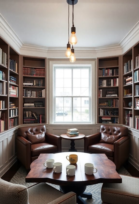 shared community reading space