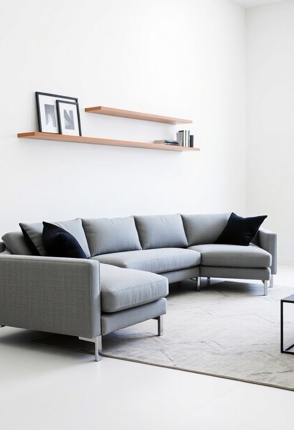 sleek contemporary neutral design