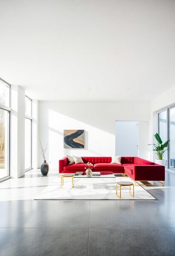 sleek design with color