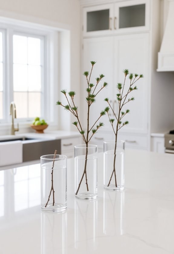 sleek nature inspired arrangement