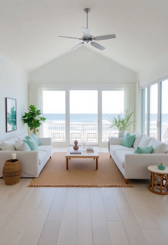 sleek simple beach aesthetics
