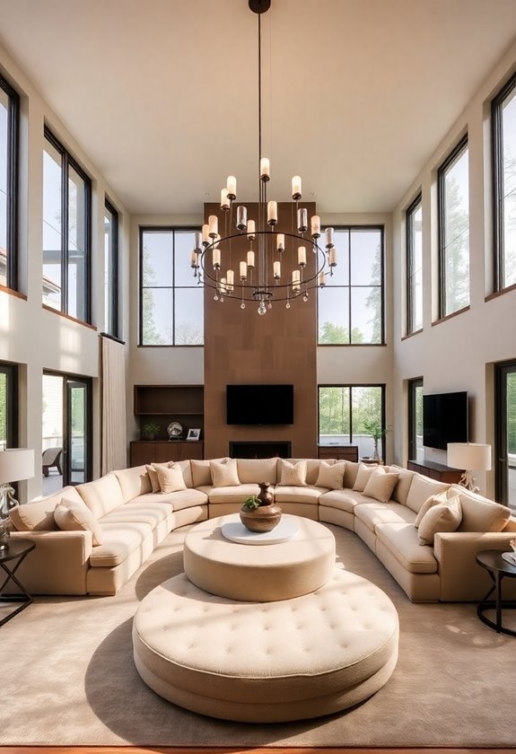 spacious living room layouts