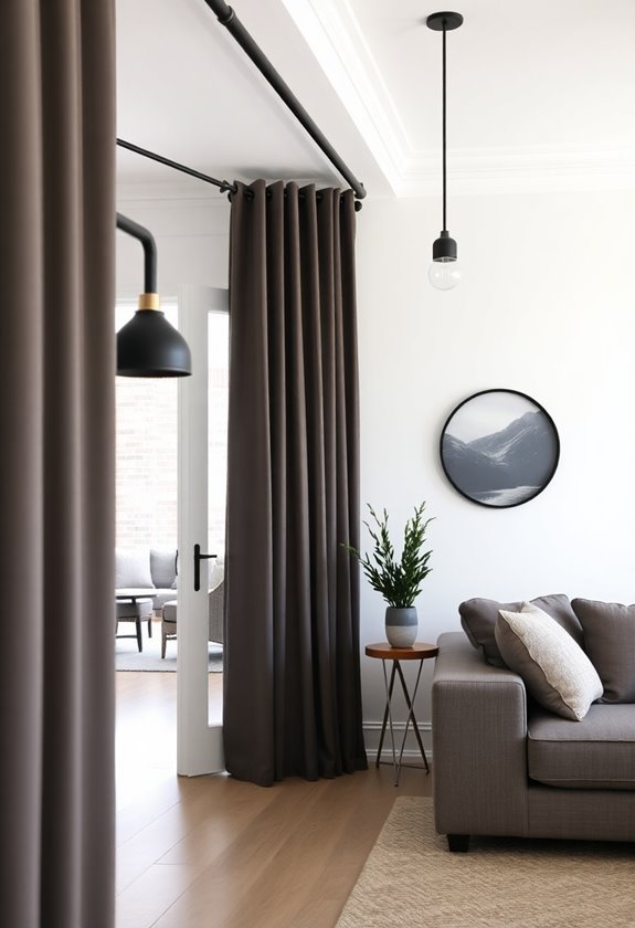 stylish black iron accents