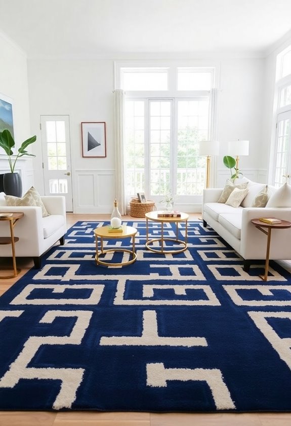 stylish geometric area rugs
