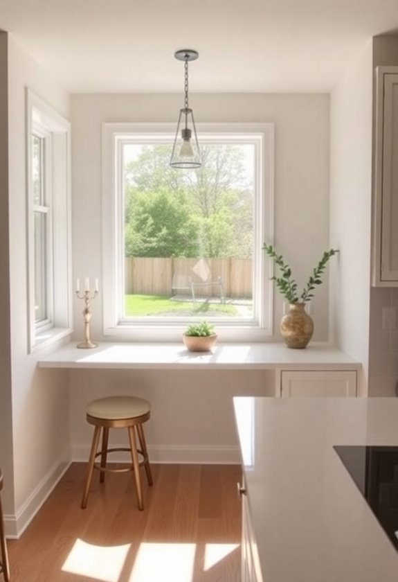 stylish kitchen breakfast counter