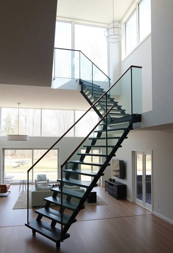 suspended modern design element