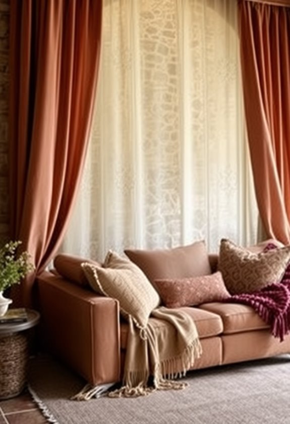 textiles with layered designs