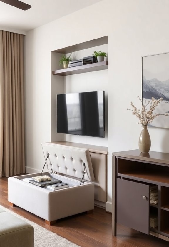 versatile space saving storage options